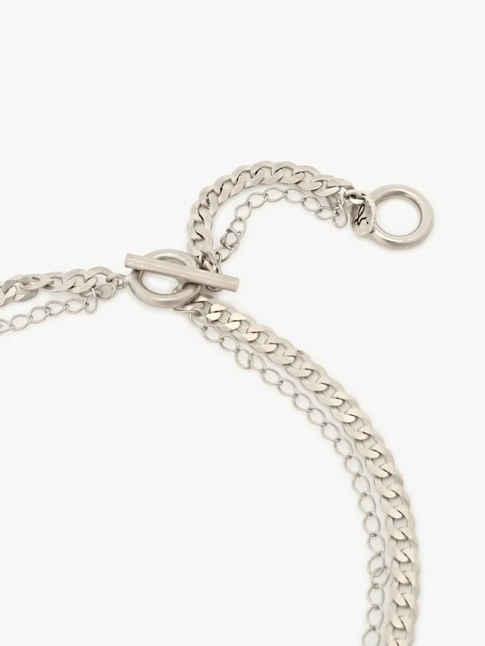 Men Agns B Jewellery and Watches Silver Nelson Silver Necklace