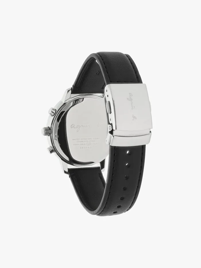 Men Agns B Jewellery and Watches White Men039s Leather Sam Watch
