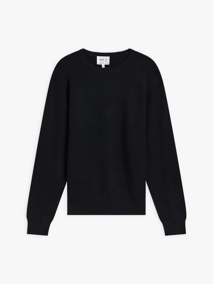Men Agns B Jumpers Black Cashmere Jersey Ab Jumper