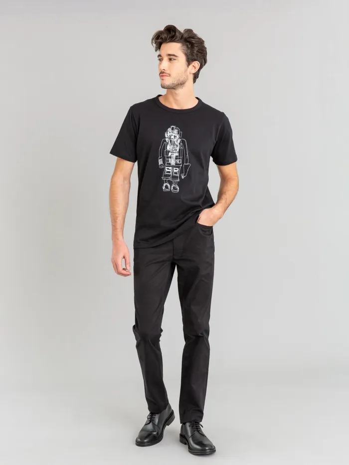 Men Agns B Jumpsuits and Jeans Black Iggy Slim Fit Jeans