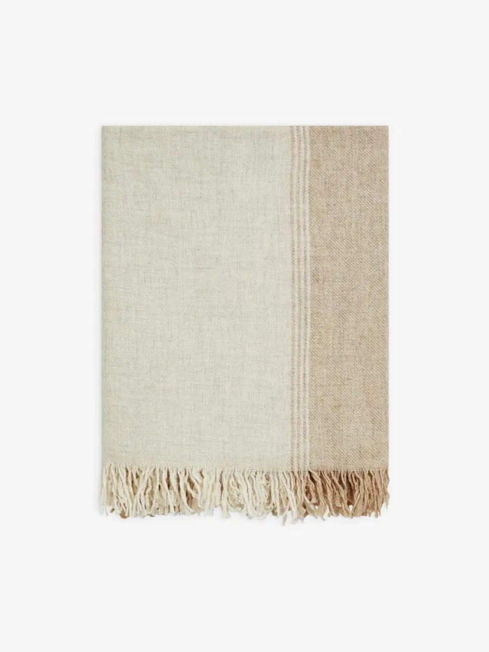 Men Agns B Scarves Brown Wool Anvers Scarf