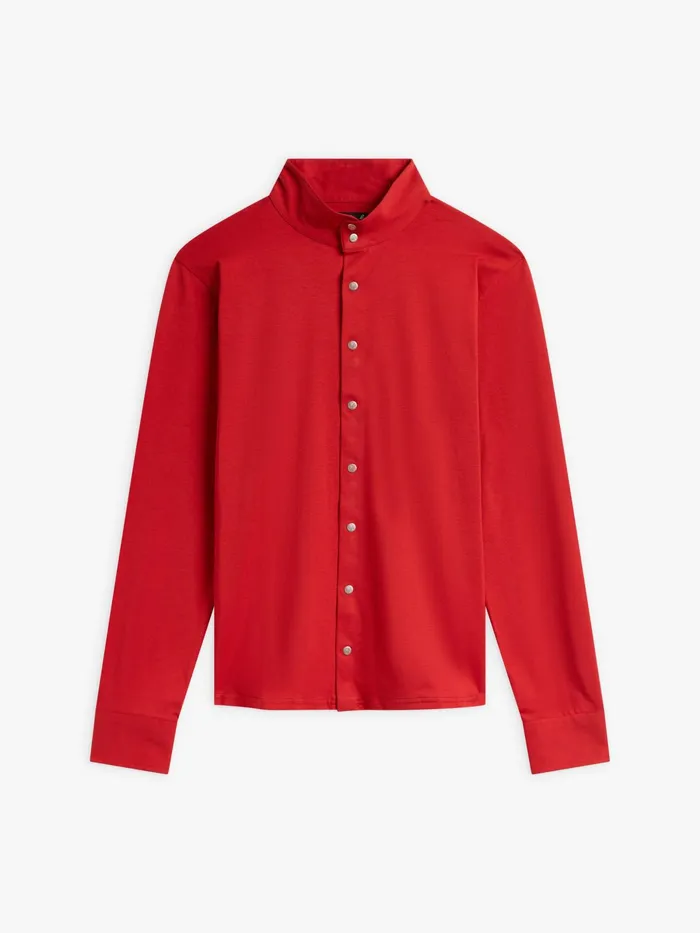 Men Agns B Shirts Red Cotton Jersey Romeo Shirt