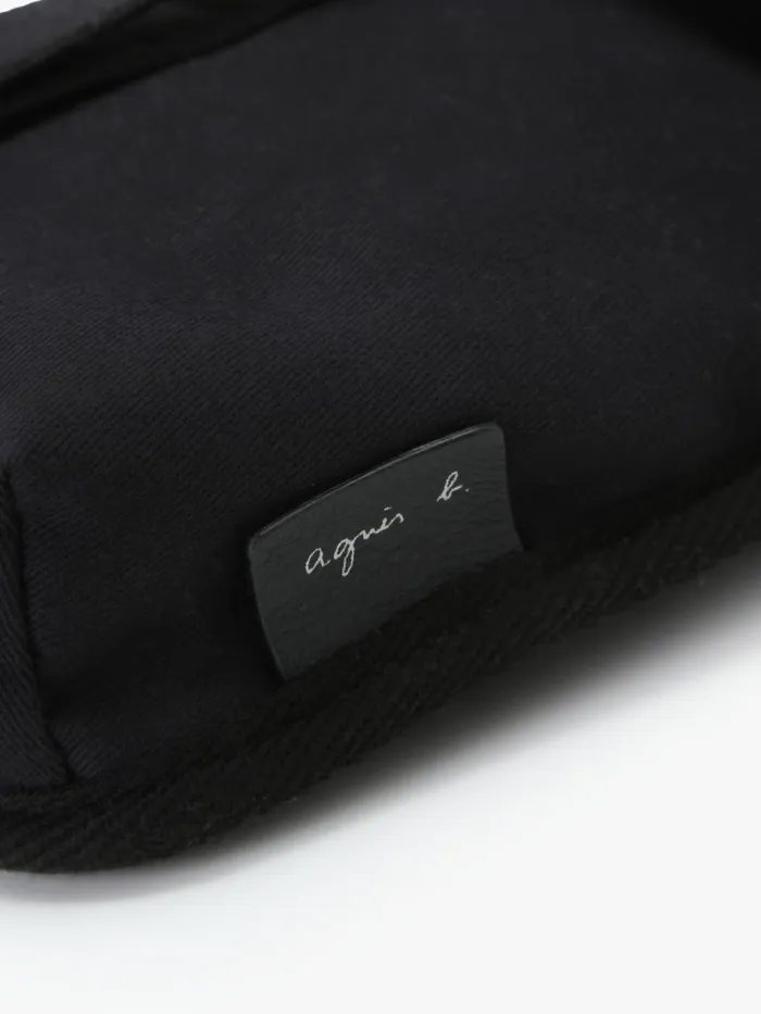 Men Agns B Shoulder Bags Black Cotton Shoulder Bag