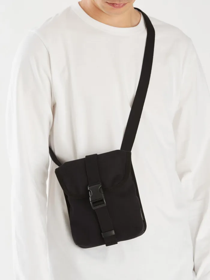 Men Agns B Shoulder Bags Black Cotton Shoulder Bag