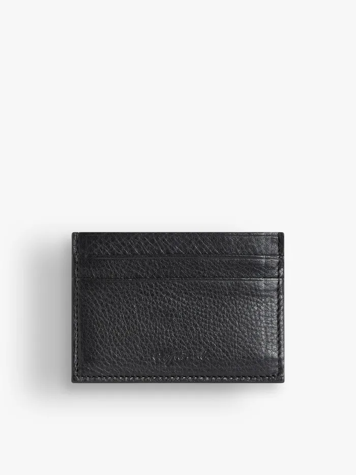 Men Agns B Small Leather Goods Black Leather Scott Card Holder