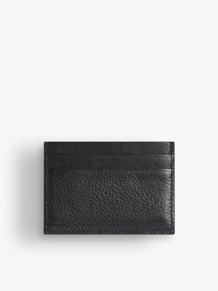Men Agns B Small Leather Goods Black Leather Scott Card Holder
