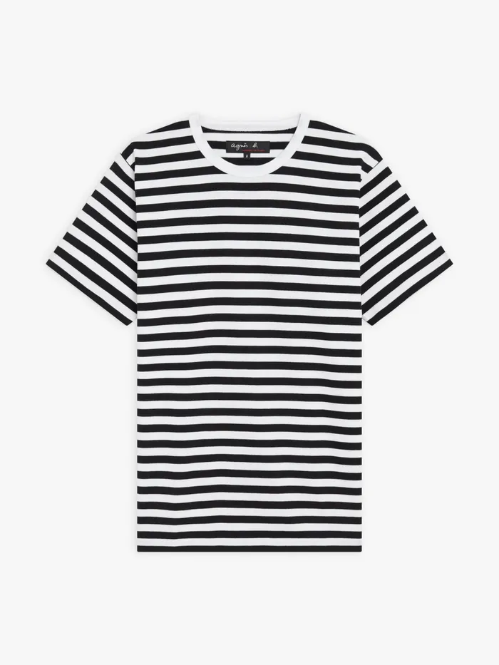 Men Agns B Tshirts and Polo Shirts Black And White Short Sleeves Striped Coulos Tshirt Men Agns B Tshirts and Polo Shirts Black And White Short Sleeves Striped Coulos Tshirt
