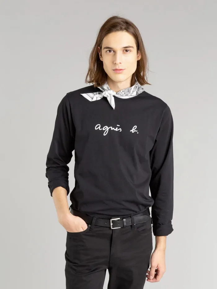 Men Agns B Tshirts and Polo Shirts Black Long Sleeves Coulos 034agns034 B Tshirt