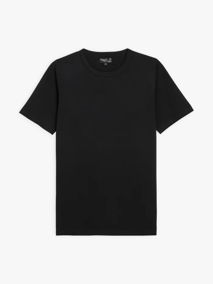 Men Agns B Tshirts and Polo Shirts Black Short Sleeves Coulos Tshirt