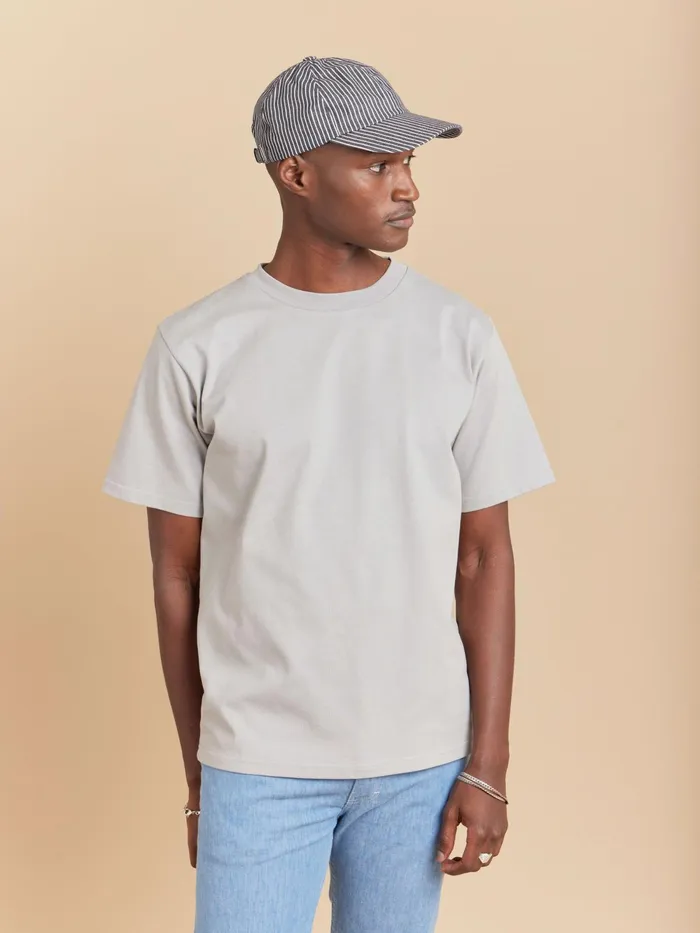 Men Agns B Tshirts and Polo Shirts Grey Mark Cotton Jersey Tshirt