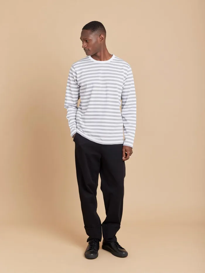 Men Agns B Tshirts and Polo Shirts Long Sleeves Striped Coulos Tshirt