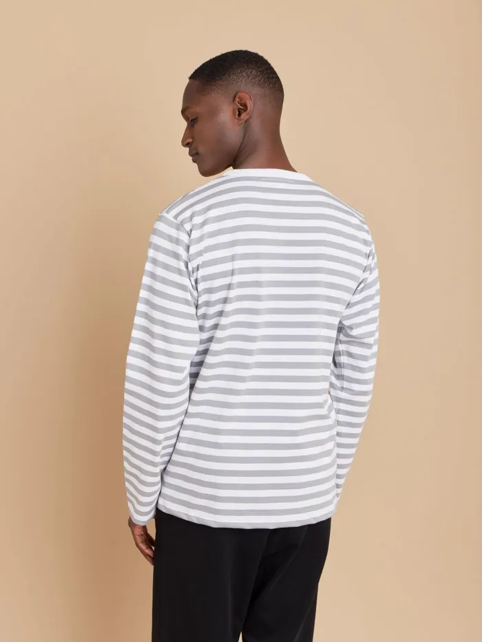 Men Agns B Tshirts and Polo Shirts Long Sleeves Striped Coulos Tshirt