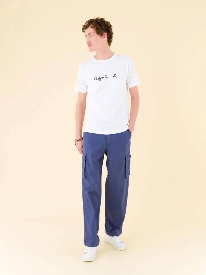 Men Agns B Tshirts and Polo Shirts White Short Sleeves Coulos 034agns B034 Tshirt