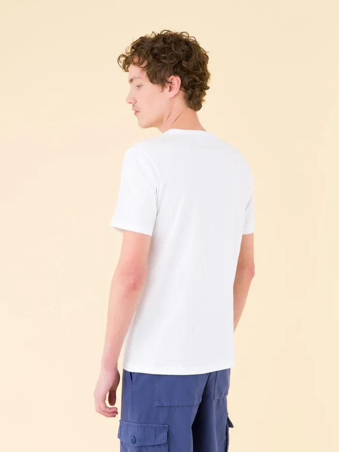 Men Agns B Tshirts and Polo Shirts White Short Sleeves Coulos 034agns B034 Tshirt