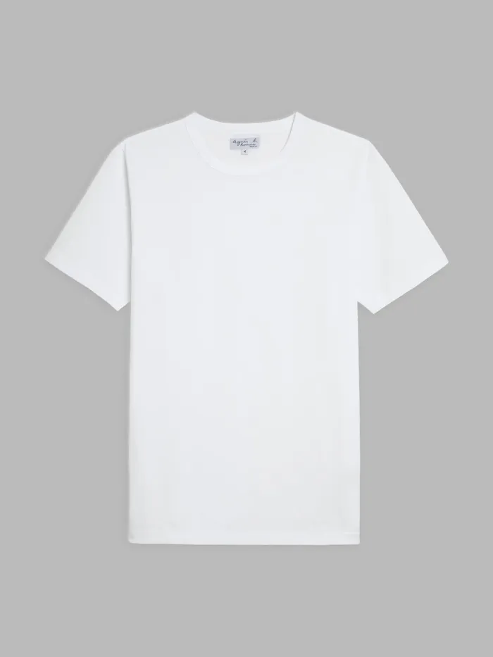 Men Agns B Tshirts and Polo Shirts White Short Sleeves Coulos Tshirt