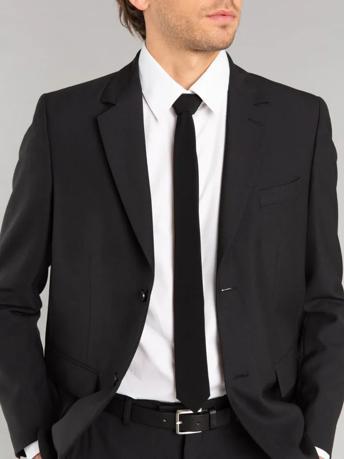 Men Agns B Ties and Bow Ties Black Dorian Tie