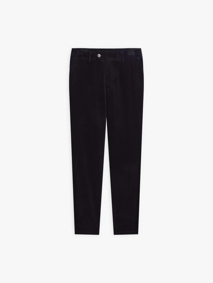 Men Agns B Trousers Black Corduroy Noamm Trousers