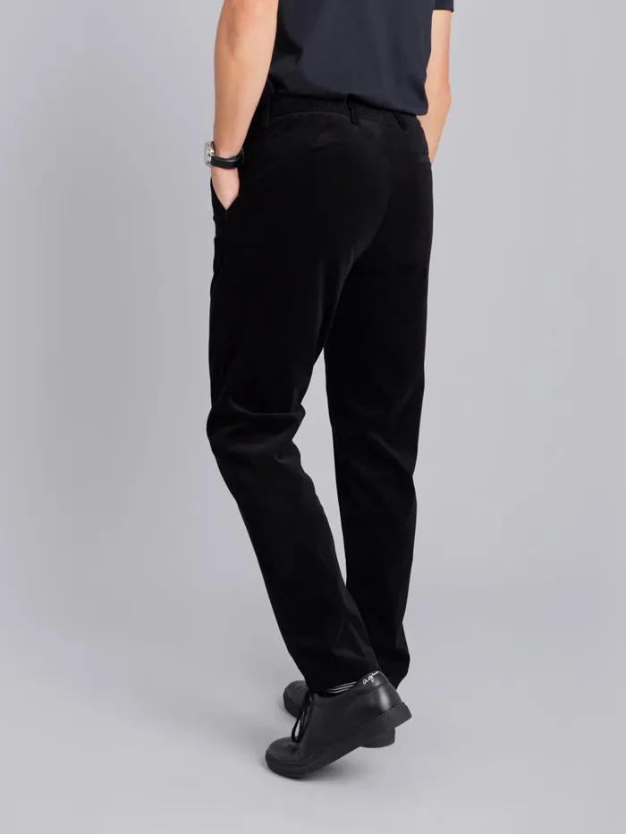 Men Agns B Trousers Black Corduroy Noamm Trousers