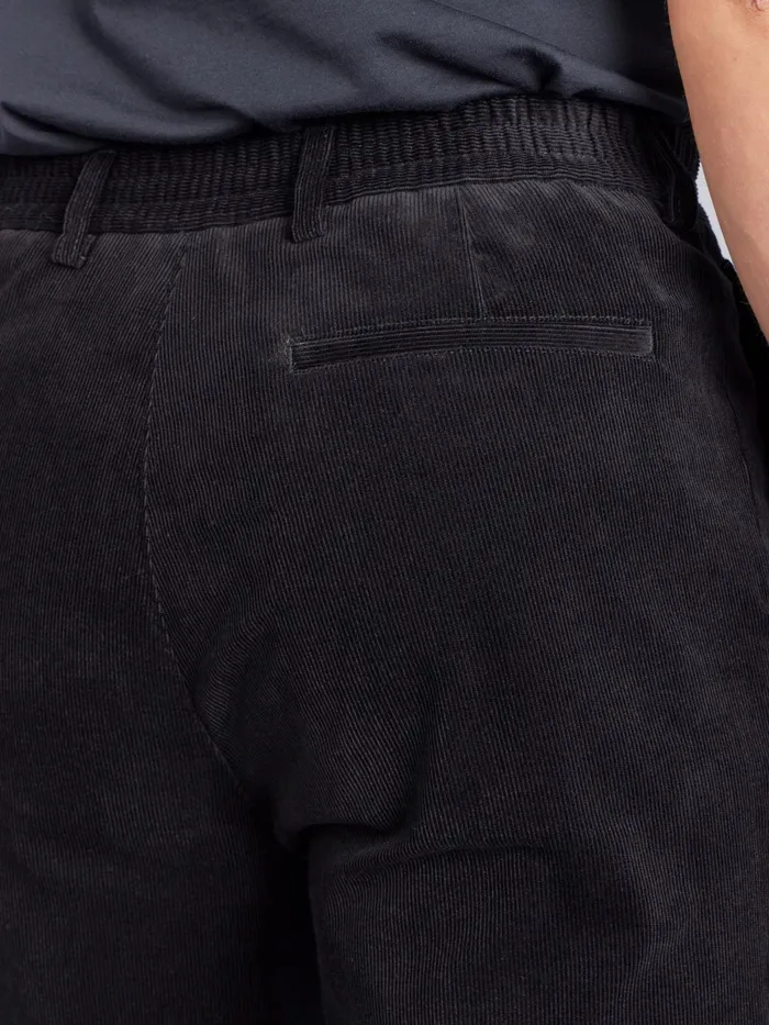 Men Agns B Trousers Black Corduroy Noamm Trousers