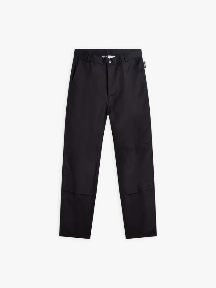 Men Agns B Trousers Black Cotton Trousers X Dolmen
