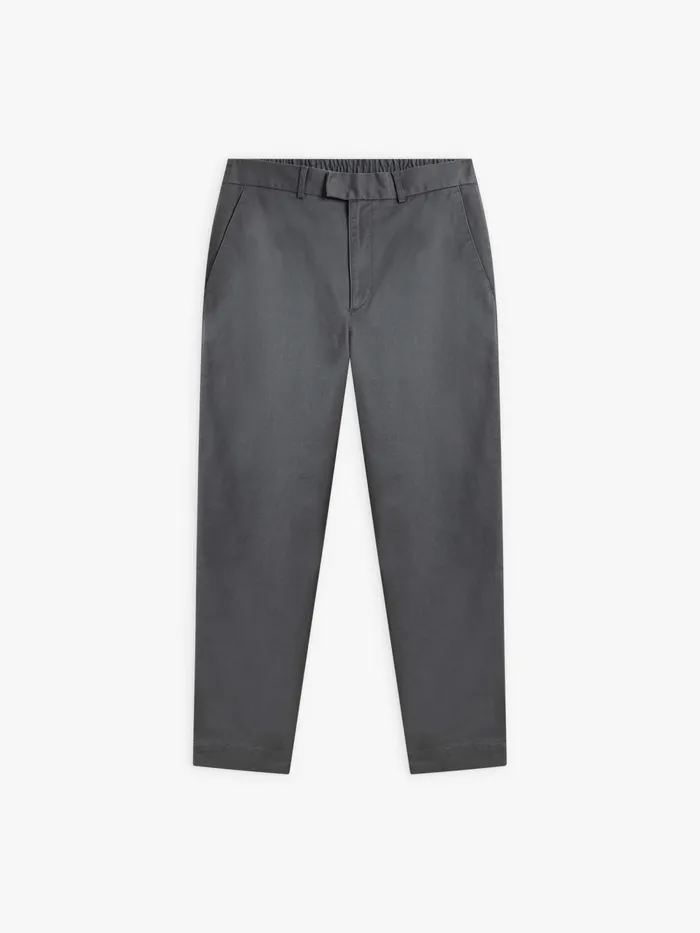 Men Agns B Trousers Grey Cotton Jami Trousers