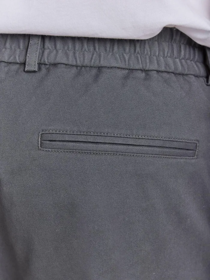 Men Agns B Trousers Grey Cotton Jami Trousers