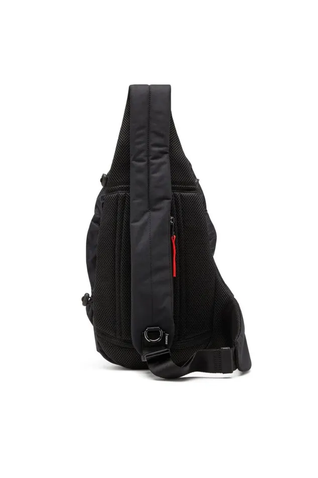 Men Diesel Backpacks ZIPD SLING BAG X Black Men Diesel Backpacks ZIPD SLING BAG X Black