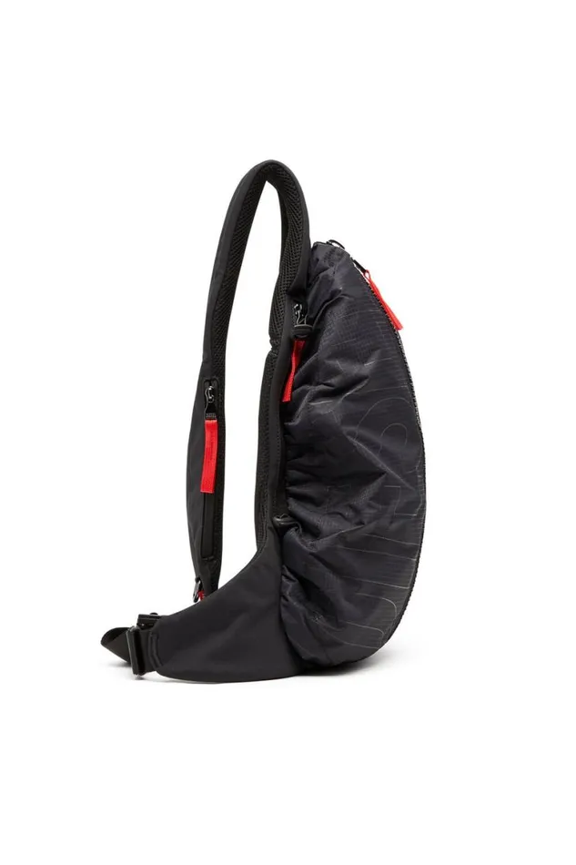 Men Diesel Backpacks ZIPD SLING BAG X Black Men Diesel Backpacks ZIPD SLING BAG X Black