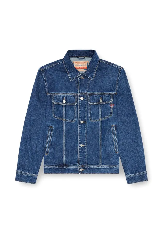 Men Diesel Jackets DBARCY Medium Blue Men Diesel Jackets DBARCY Medium Blue