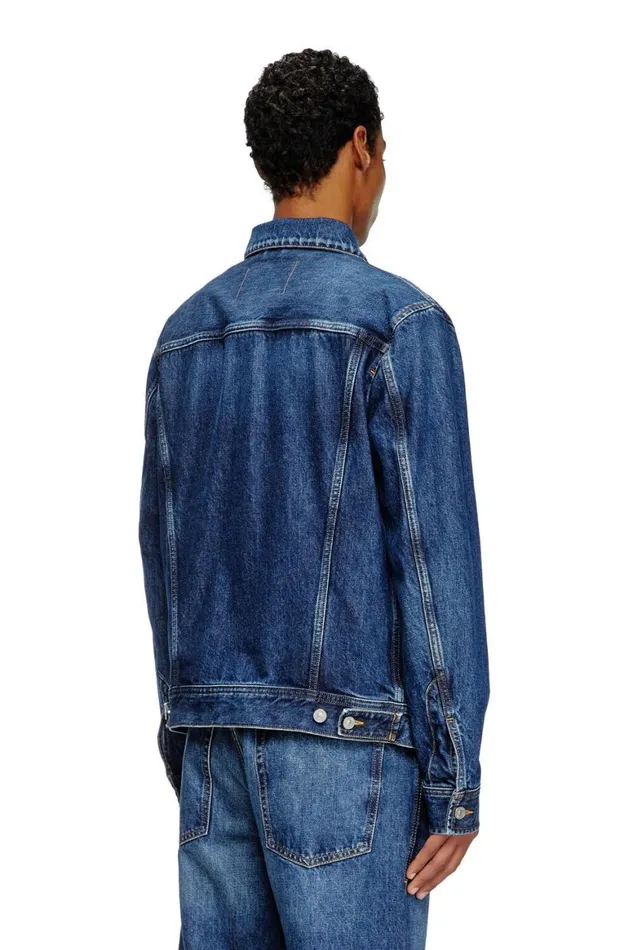 Men Diesel Jackets DBARCY Medium Blue Men Diesel Jackets DBARCY Medium Blue