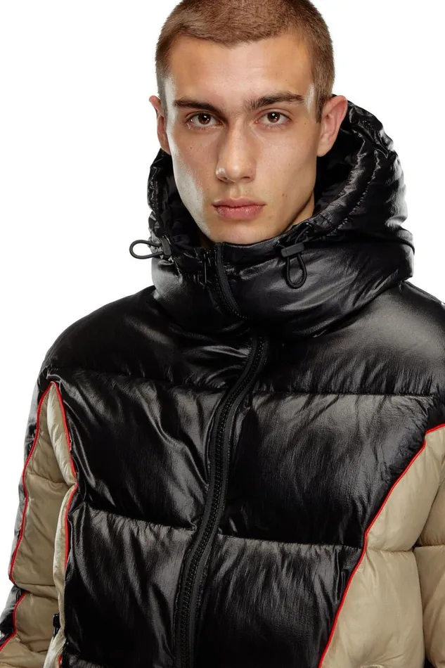 Men Diesel Jackets WOSTEND Blackbeige