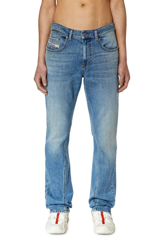 Men Diesel Jeans Bootcut Jeans 2021 DVocs 007L3 Light Blue Men Diesel Jeans Bootcut Jeans 2021 DVocs 007L3 Light Blue