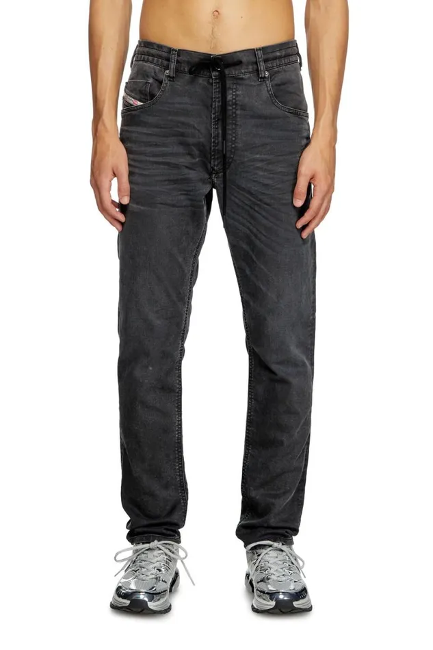 Men Diesel Jeans Regular 2030 DKrooley Joggjeans 09J75 Black Men Diesel Jeans Regular 2030 DKrooley Joggjeans 09J75 Black