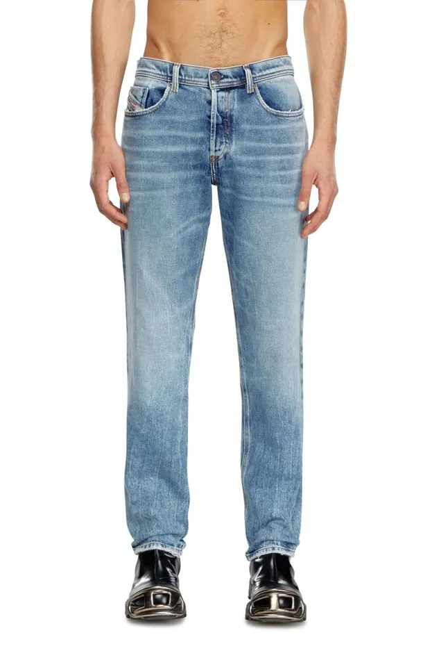 Men Diesel Jeans Regular Jeans 2023 DFinitive 09J54 Medium Blue Men Diesel Jeans Regular Jeans 2023 DFinitive 09J54 Medium Blue