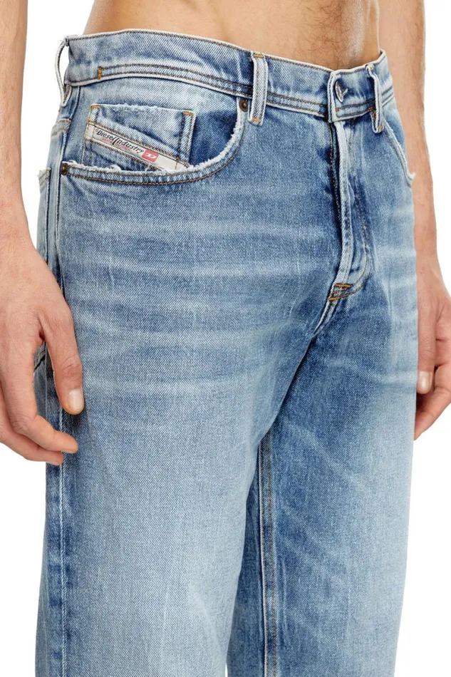 Men Diesel Jeans Regular Jeans 2023 DFinitive 09J54 Medium Blue Men Diesel Jeans Regular Jeans 2023 DFinitive 09J54 Medium Blue