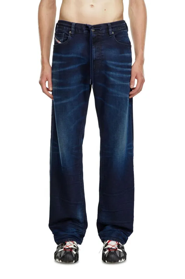Men Diesel Jeans Relaxed 2080 DReel Joggjeans 09J35 Dark Blue Men Diesel Jeans Relaxed 2080 DReel Joggjeans 09J35 Dark Blue