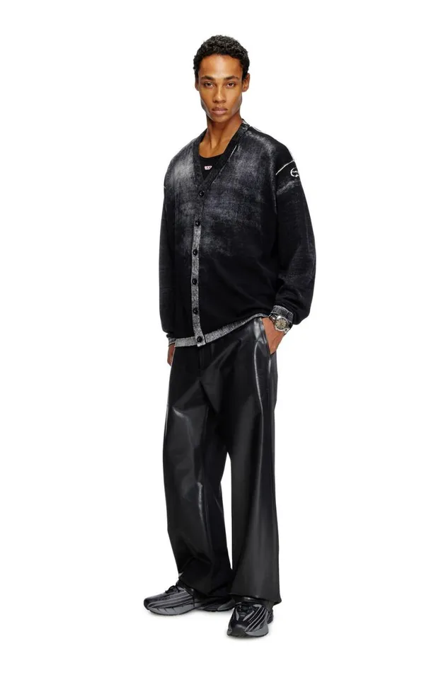 Men Diesel Knitwear KLARENCECARDIGANB Black