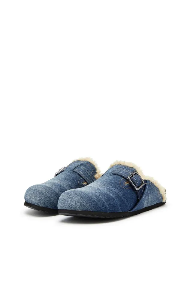 Men Diesel Rubber Slides DWOODSTOCK X Blue Men Diesel Rubber Slides DWOODSTOCK X Blue
