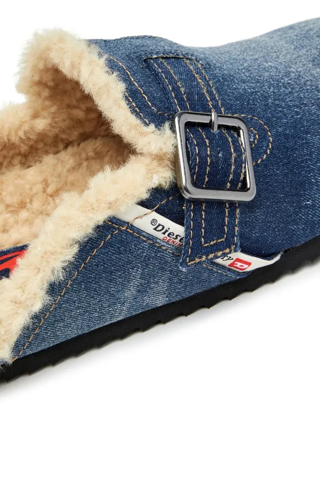 Men Diesel Rubber Slides DWOODSTOCK X Blue Men Diesel Rubber Slides DWOODSTOCK X Blue
