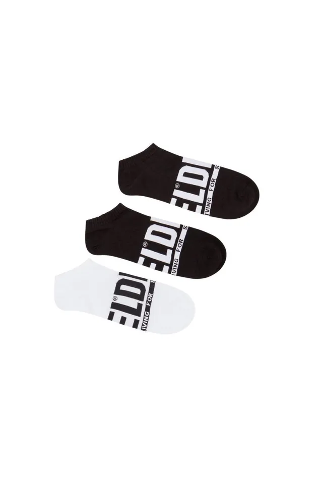 Men Diesel Socks SKMGOSTTHREEPACK Blackwhite
