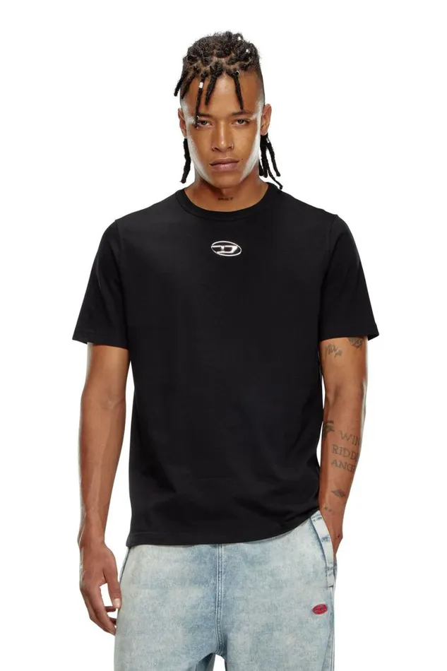 Men Diesel TShirts and Polos TADJUSTOD Black Men Diesel TShirts and Polos TADJUSTOD Black