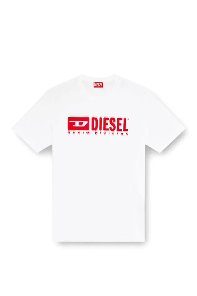 Men Diesel TShirts and Polos TADJUSTQ7 White Men Diesel TShirts and Polos TADJUSTQ7 White