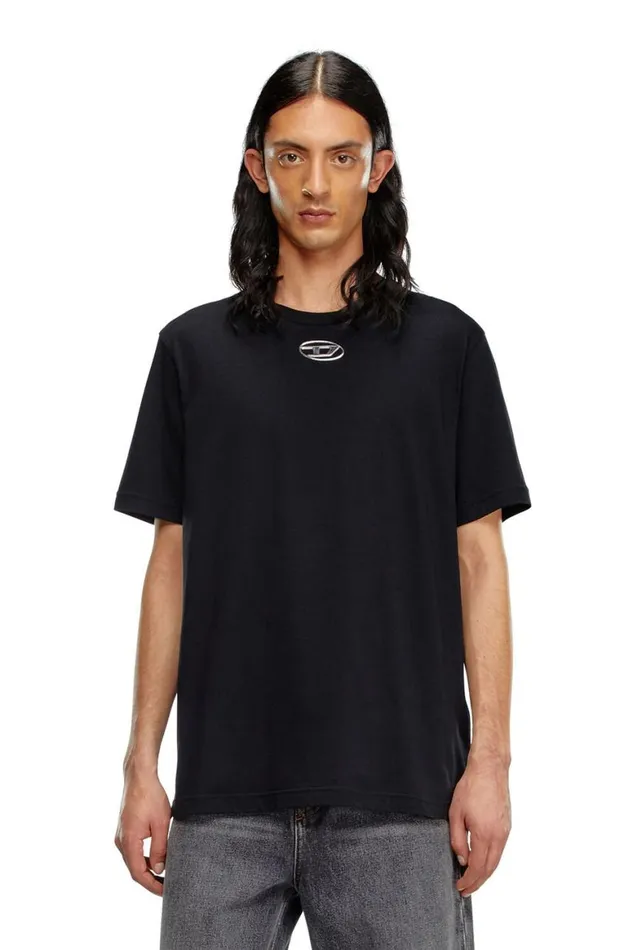 Men Diesel TShirts and Polos TJUSTOD Black Men Diesel TShirts and Polos TJUSTOD Black