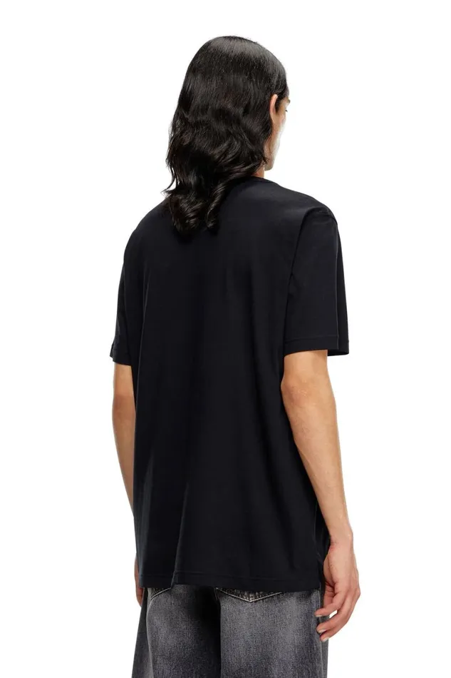 Men Diesel TShirts and Polos TJUSTOD Black Men Diesel TShirts and Polos TJUSTOD Black
