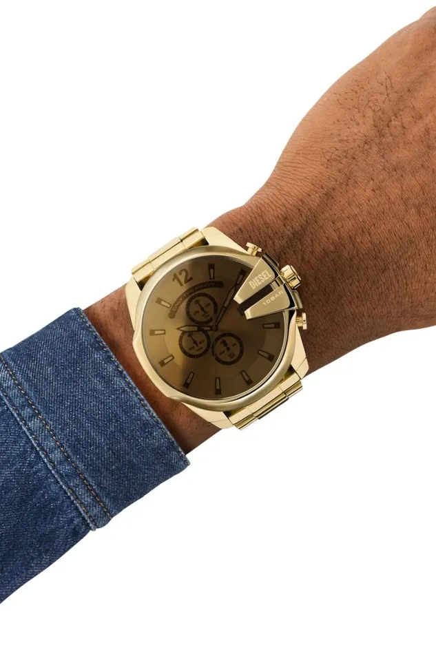 Men Diesel Watches DZ4662 Gold