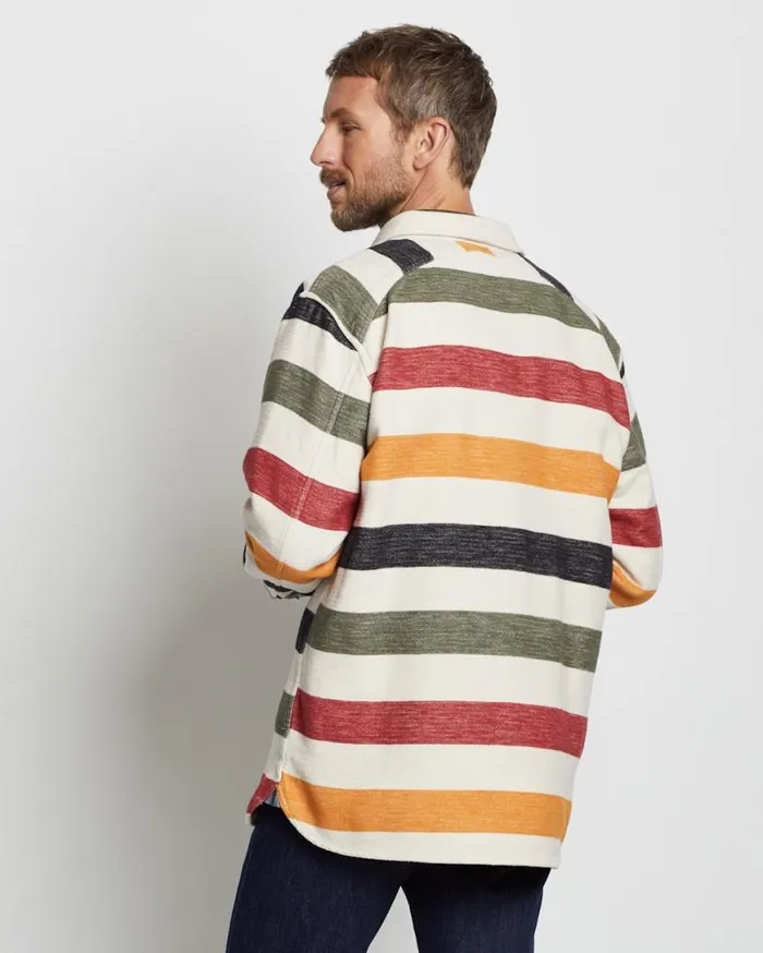 Men DOUBLESOFT GLACIER DRIFTWOOD SHIRT Glacier Stripe Pendleton Shirts
