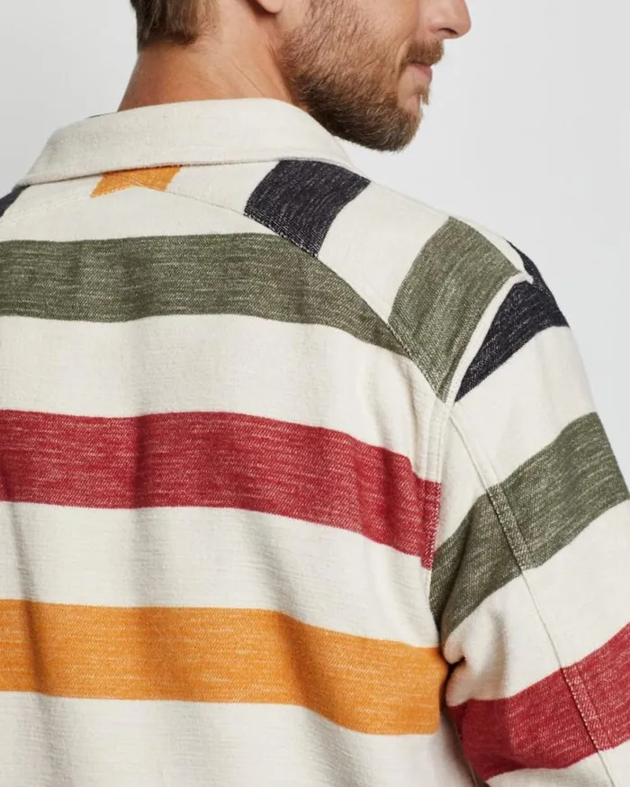 Men DOUBLESOFT GLACIER DRIFTWOOD SHIRT Glacier Stripe Pendleton Shirts
