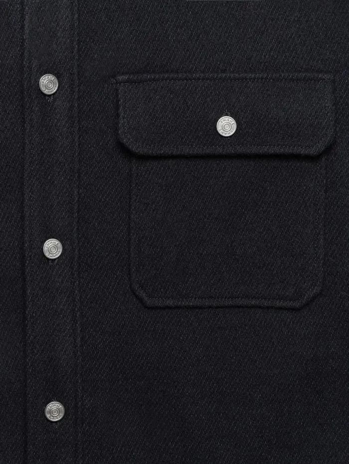 Men Jackets and Coats FRAME Textured Overshirt Jacket 8212 Dark Navy Men Jackets and Coats FRAME Textured Overshirt Jacket 8212 Dark Navy
