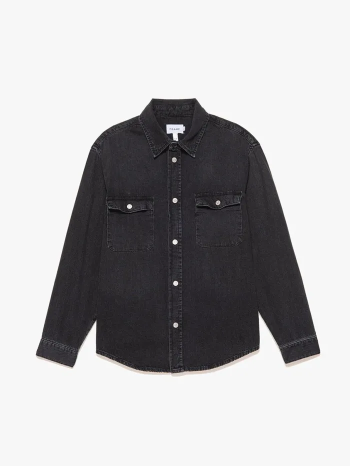 Men Jackets and Shirts FRAME Denim Shirt 8212 Cityscape