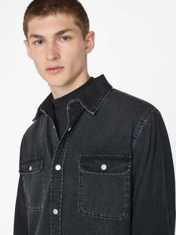 Men Jackets and Shirts FRAME Denim Shirt 8212 Cityscape Men Jackets and Shirts FRAME Denim Shirt 8212 Cityscape